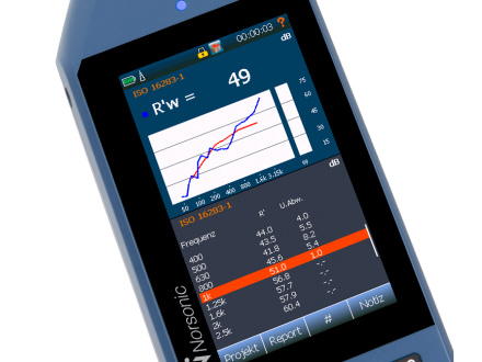 Produktinfos Bauakustikmesssysteme